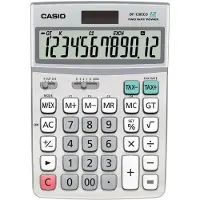 Casio DF-120ECO - Calculatrice de bureau - 12 chiffres - panneau solaire, pile