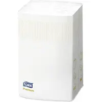 Tork Xpressnap Serviettes 15840, extra-soft, pour distributeur de serviettes, pliage peu encombrant, 2 plis, 8 paquets de 500 (4000 serviettes), blanc