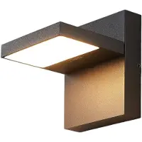 LUCANDE Luminaires d'extérieur , Silvan, Noir, Balcon, Aluminium, Moderne