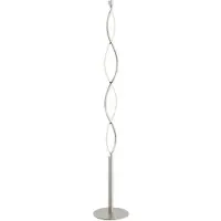 LINDBY Lampadaire , Auron, dimmable, Gris, Salon / séjour, Métal, Moderne