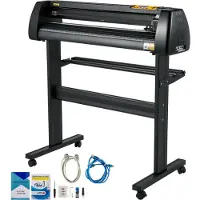 OEM VEVOR Découpeuse de vinyle 34" (870 mm) - Découpeuse avec logiciel SignMaster, machine pour la création d'enseignes et de lettrages, 870 mm