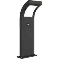 Arcchio Luminaire Extérieur , Advik, Noir, Terrasse, Aluminium, Moderne