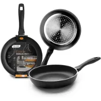 Ibili Fusion 450028 Poêle à frire, 28 cm de diamètre maxi, aluminium, compatible induction, revêtement antiadhésif