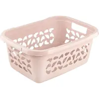 Keeeper Panier à linge "jost", largeur : 550 mm, rose nordique (32 l)