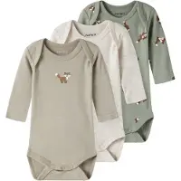 Name it Bodies m/l - Noos - NbmBody - 3 Pack - Shadow/W/Aluminum - - 3 ans (98) - Body M/L