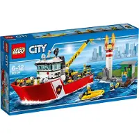 LEGO City 60109 Le bateau des pompiers