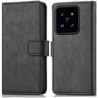 IMoshion Étui de télephone portefeuille de luxe Xiaomi 14 - Noir