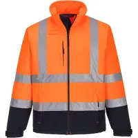 Portwest Softshell Bicolore (3 Couches) Couleur : Orange/marine Taille Xl -