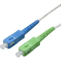 Diffusion Câble Fibre optique D2 pour box Free 5 m Blanc, Vert et Bleu