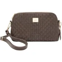 L.credi sac à épaule bandoulière Radka Crossbody Bag Chocolate marron foncé