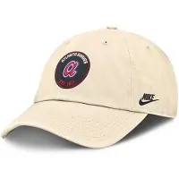Nike Mlb Atlanta Braves Club Unstructured Cap Beige M-L