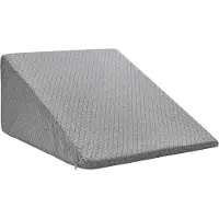 vidaXL Coussin Pour Les Jambes Uni Gris