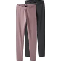 TWO SOON Leggings mauve / noir
