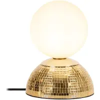 Lucide GLITZER – Lampe de table – Ø 14 cm – 1xG9 - Dorée