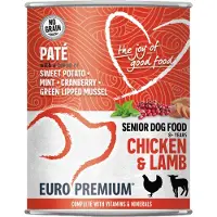 Euro Premium Senior poulet et agneau pâtée pour chien