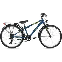 Dacapo Vélo enfant 24" Bobby 7 vitesses RH 32 cm avec éclairage - À partir de 8 ans 212K, 213K, 214K
