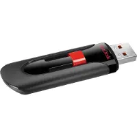 SanDisk Clé USB Cruzer Glide - 128Gb - 2.0 - Noir / Rouge