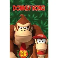 Pyramid Nintendo - Donkey Kong & Diddy Kong - Poster 61 X 92cm