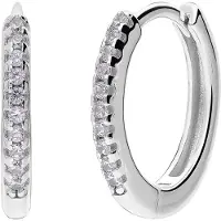 Lucardi Boucles d'oreilles argent