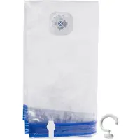Aptel Panier à linge - Sac sous vide pour vêtements et linge de lit avec cintre, 70 x 144 cm