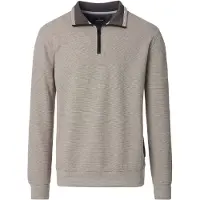 Casa Moda Regular Fit Troyer beige, Unicolore