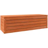 vidaXL Boîte de rangement avec stockage Marron cire 109 x 36,5 x 33 cm