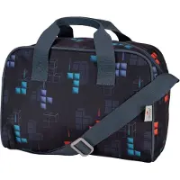 DERDIEDAS sac de sport Sports Bag Ninja Fighter bleu marine