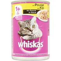 Whiskas Aliment chat adulte poulet 12 x 400 g