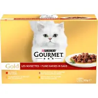Gourmet Gold 12-Pack Tendres Bouchées pour chat