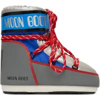 Moon Boot Bottes d'hiver - Icon Low - Argent/Blue/Rouge - - 36/38 - Bottes d'Hiver