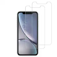 Accezz Protection d'écran en verre trempé 2-pack pour Apple iPhone 12 (Pro) / 11 / XR