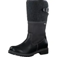 Wortmann AG Bottes brun foncé / noir / noir chiné