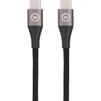 BlueBuilt USB-C vers USB-C Câble 3 m Nylon Noir
