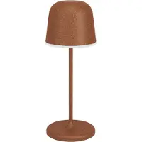 Eglo Lampe de table Mannera Rechargeable brun rouille