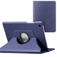 IMoshion Coque tablette rotatif à 360° pour Samsung Galaxy Tab A11 / A9 8.7 pouces - Bleu foncé