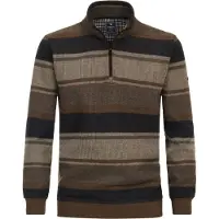 REDMOND Homme Redmond Regular Fit Troyer marron,