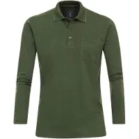 REDMOND Homme Redmond Casual Regular Fit Polo vert, Unicolore