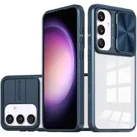 IMoshion Coque arrière Camslider Samsung Galaxy S24 - Bleu foncé