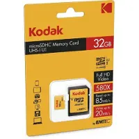 Kodak mSD 32GB U1 V10 w/adapter