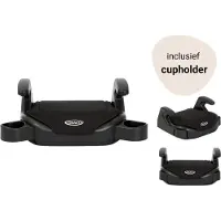 Graco Siège rehausseur de voiture 8CT750BLCEU Noir Siège rehausseur de voiture sans dossier