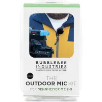 Bubblebee The Outdoor Mic Kit Pour Sennheiser ME 2-II, Noir