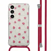 IMoshion Coque Design avec cordon Samsung Galaxy S23 - Dusty Rose Connected Hearts