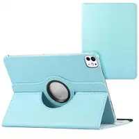 IMoshion Coque tablette rotatif à 360° pour Apple iPad Pro 13 (2025) M5 / (2024) M4 - Bleu clair