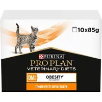 Purina Pro Plan VD OM Obesity Management- Chat - Sachet Poulet -10 x 85 g