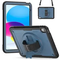 Accezz Coque arrière Defender XT Apple iPad 11 (2025) 11 pouces A16 / iPad 10 (2022) 10.9 pouces - Bleu