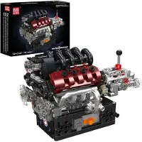 Mould King Moteur V8 avec boîte de vitesses 10227