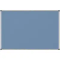 MAUL Tableau d’affichage MAULstandard, textile, 600 x 900 mm, bleu clair