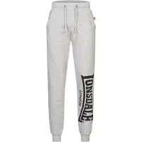 Lonsdale Pantalon gris chiné / noir