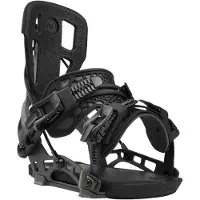 Nidecker - Fixations de snowboard - Flow Nx2-Carbon Black en Nylon - Taille 45-49,5 - Noir