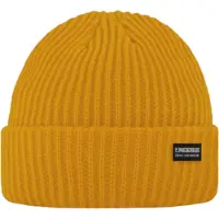Poederbaas Royal Rib Beanie geel